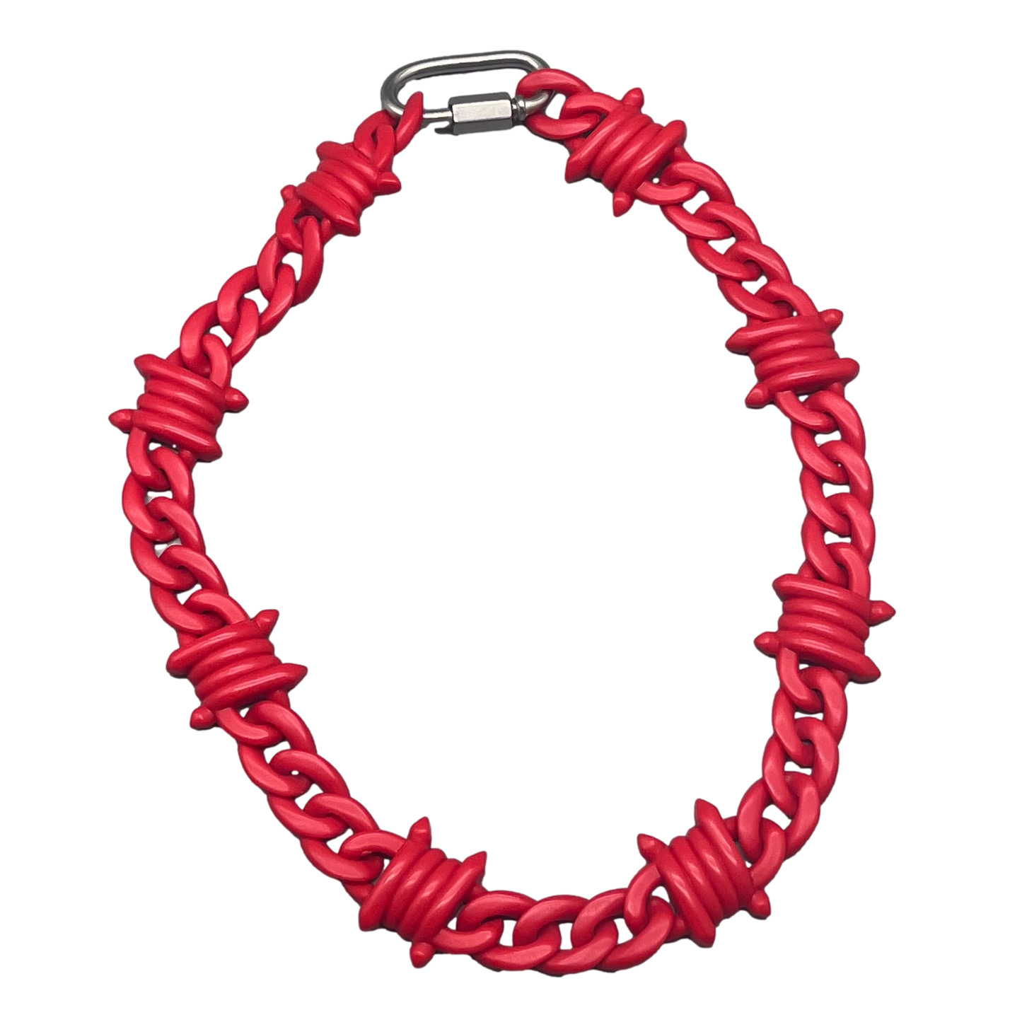 Acrylic Barbwire Chains - 20" | Stylish Jewelry | Durable Accessory
