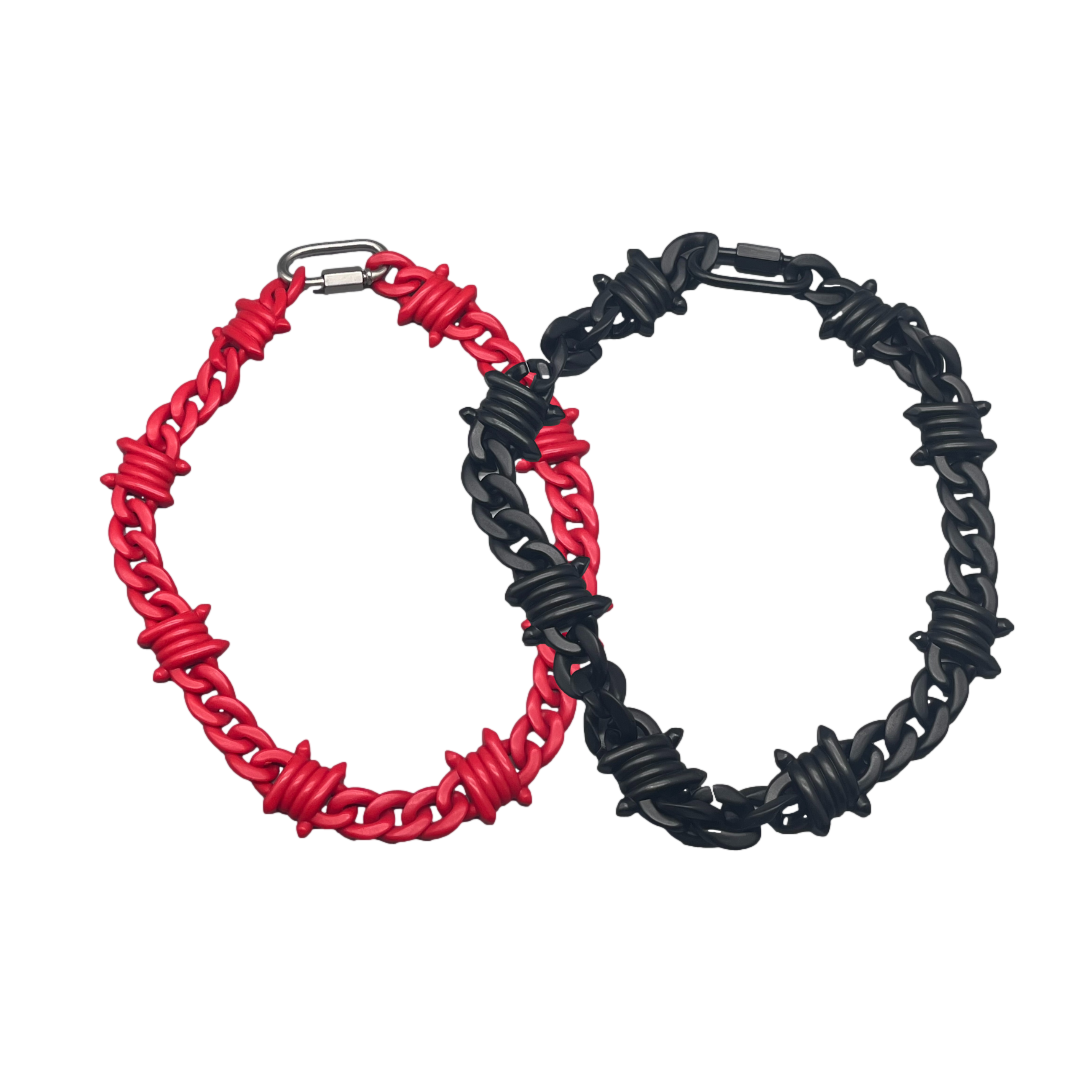 Acrylic Barbwire Chains - 20" | Stylish Jewelry | Durable Accessory