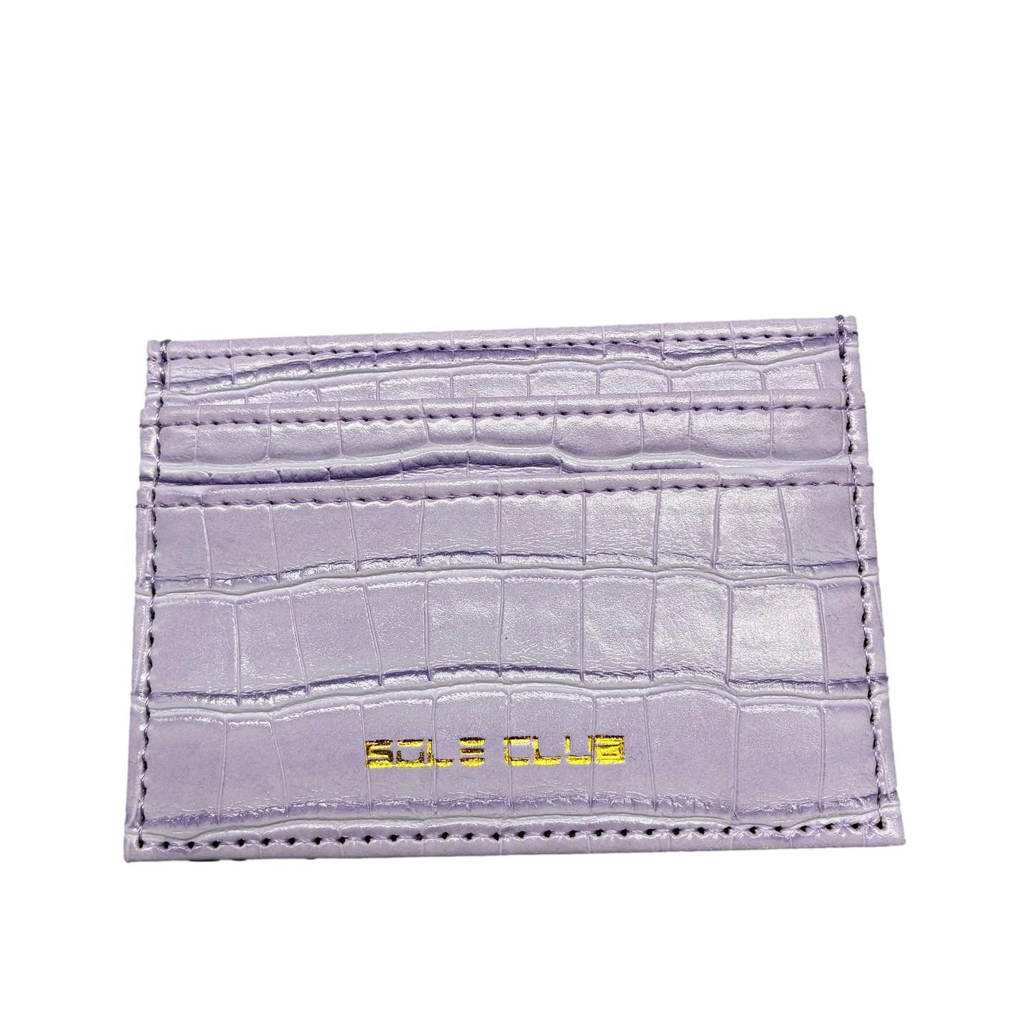 Sole Club Designer Crocodile Card Holder