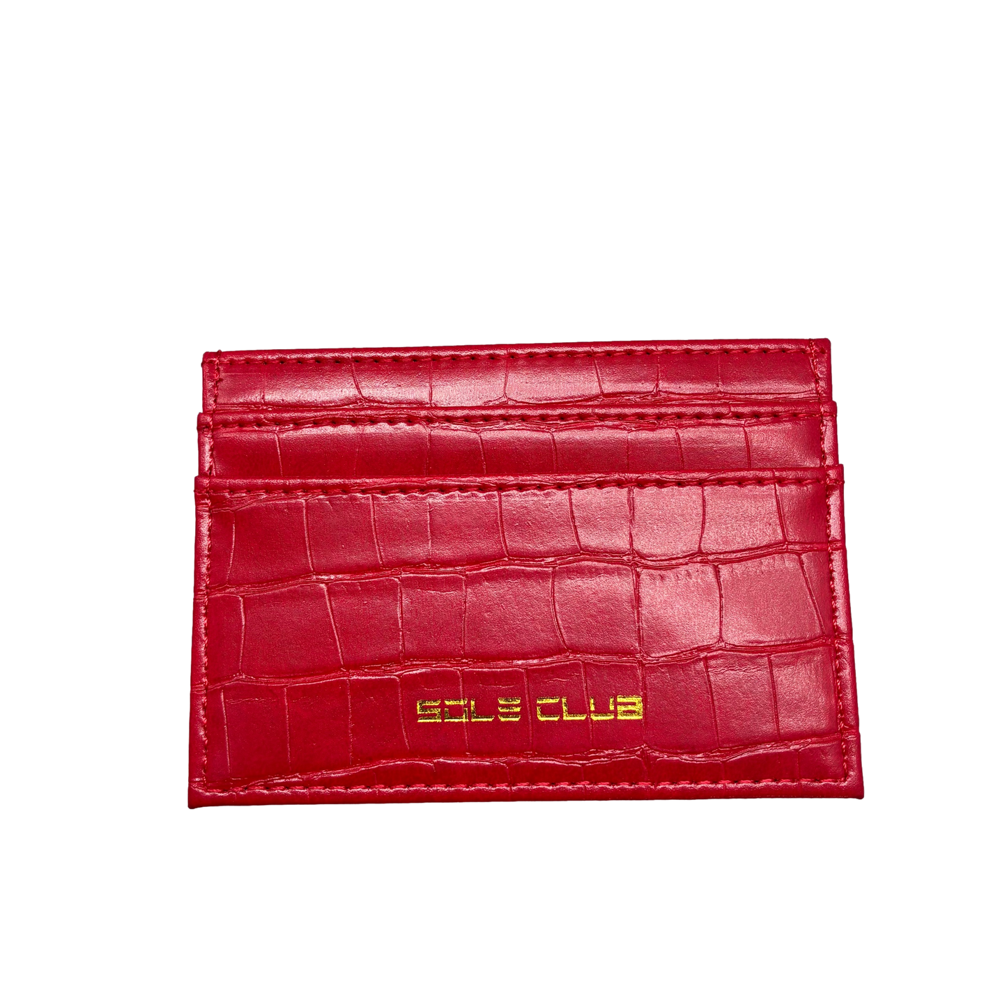 Sole Club Designer Crocodile Card Holder