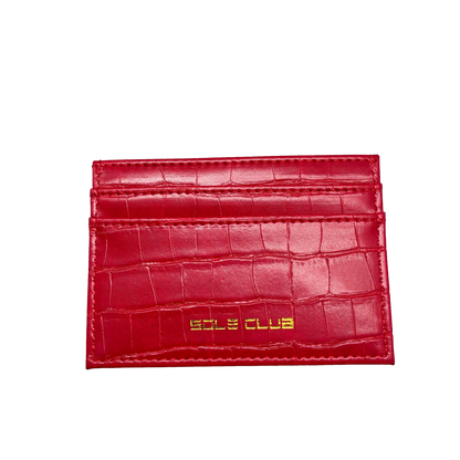 Sole Club Designer Crocodile Card Holder