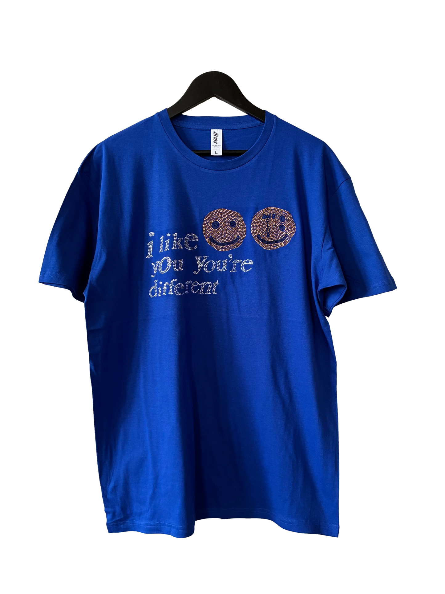 Blue I Like You Summer Tee *Bling*