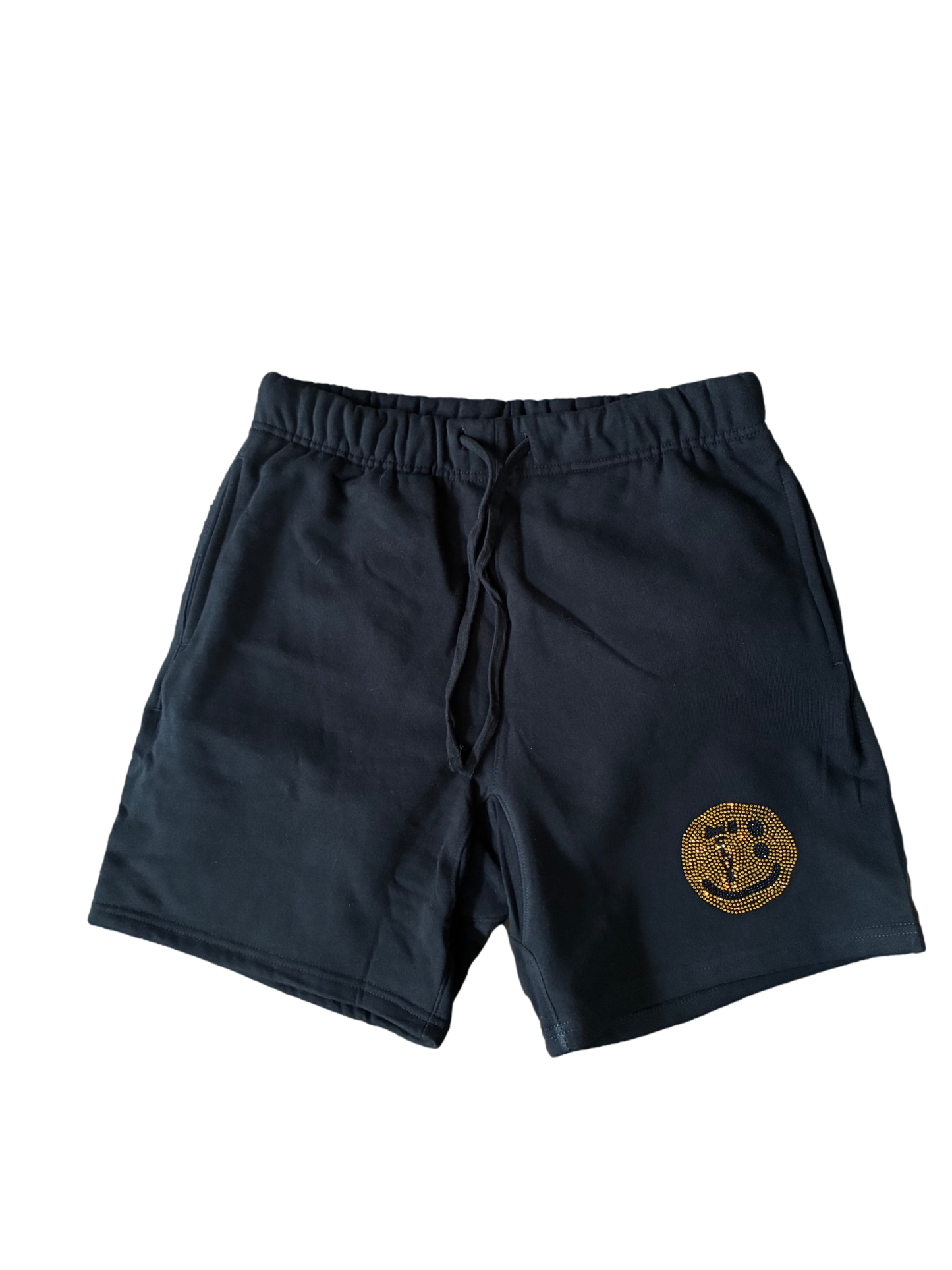 Black Fleece Bling Smiley Shorts