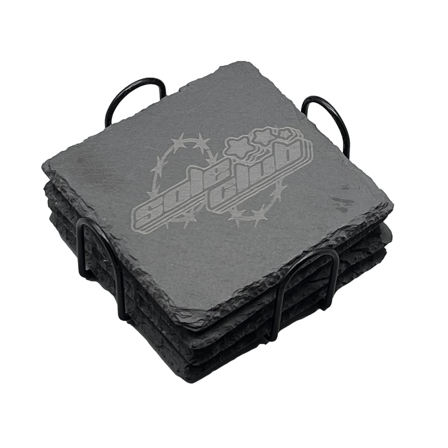 Stone Coasters (4 Pack) | Durable & Stylish | Table Protection