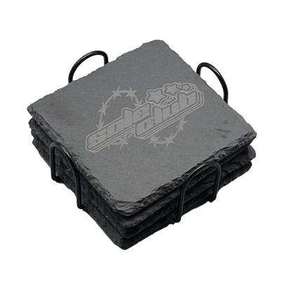Stone Coasters (4 Pack) | Durable & Stylish | Table Protection