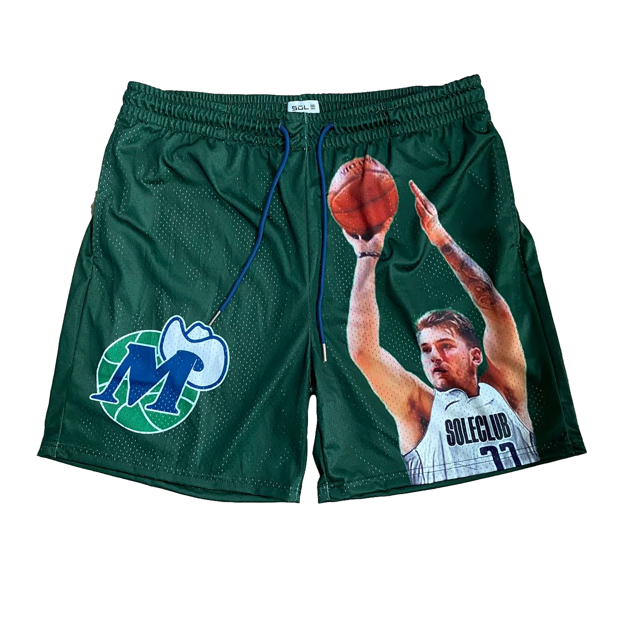 Luka Green Shorts | 6" Inseam | Fresh & Sporty Look