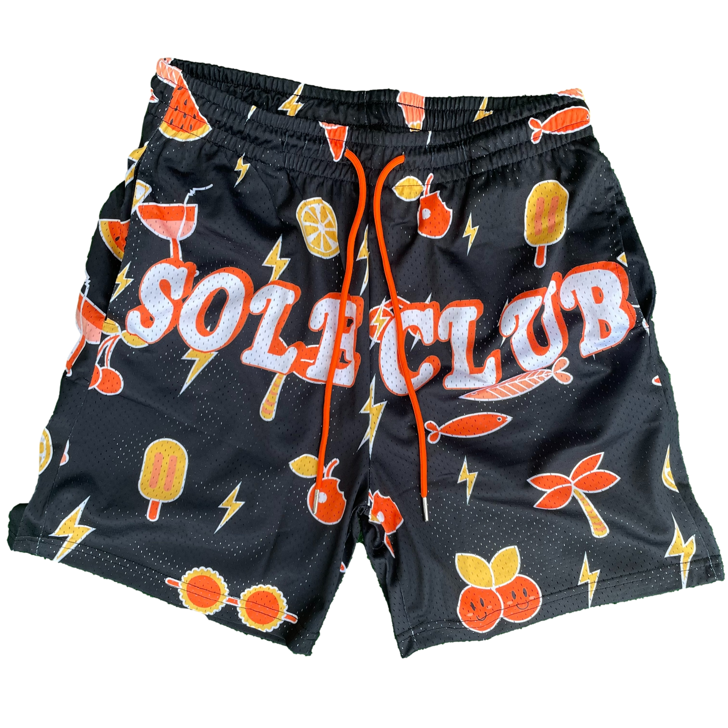 Tropical Black Shorts | 6" Inseam | Stylish & Comfortable