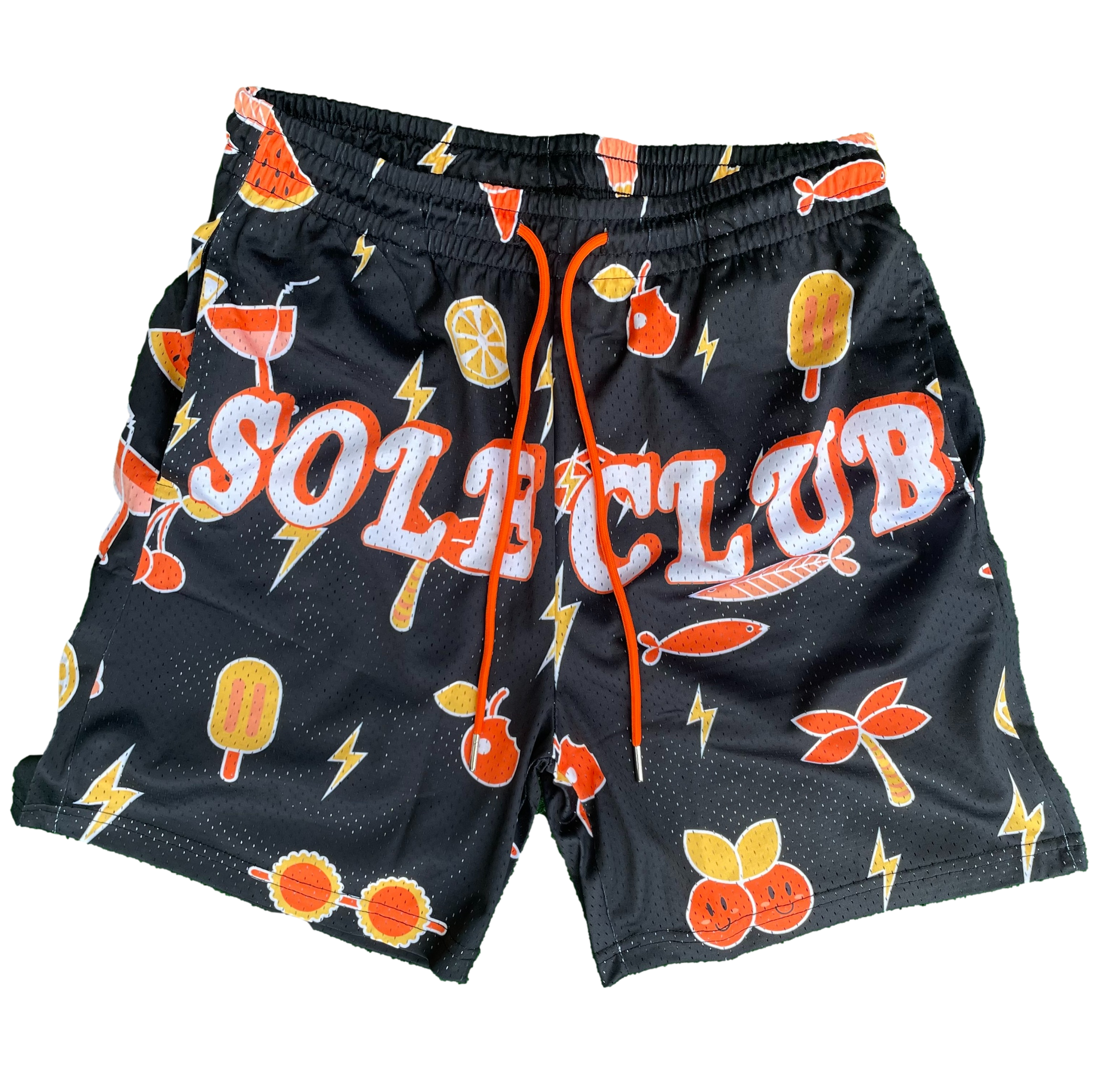 Tropical Black Shorts | 6" Inseam | Stylish & Comfortable