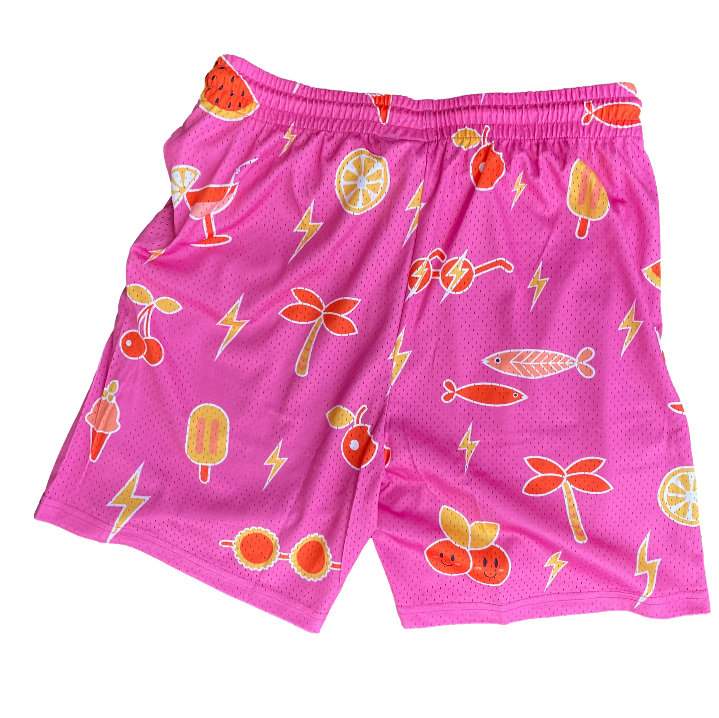 Pink Tropical Shorts | Vibrant & Stylish | Summer Wear

